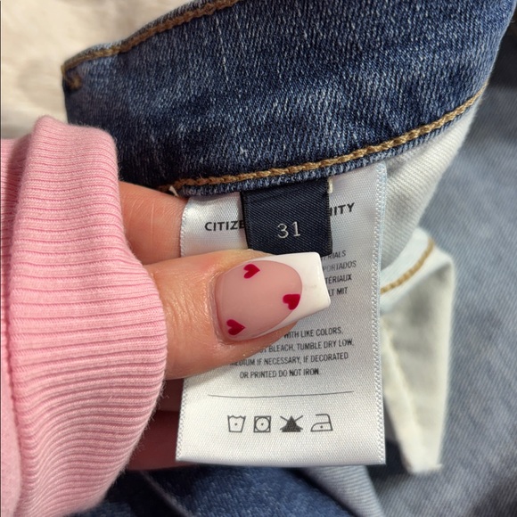 Citizens of Humanity Chrissy High Rise Skinny Jeans Size 31 Medium Wash - Picture 6 of 6